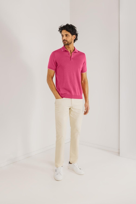 State of Art poloshirt knitted ss